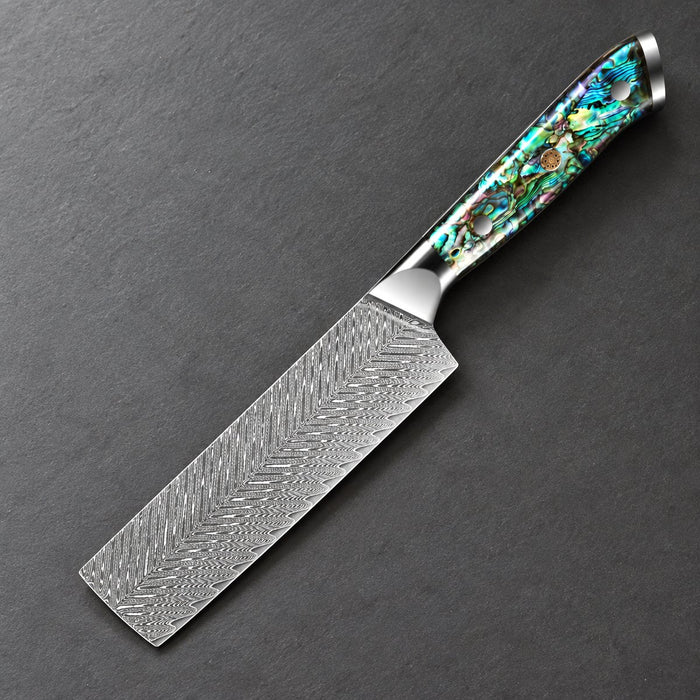 Couteau nakiri 17 cm – Damas Classique