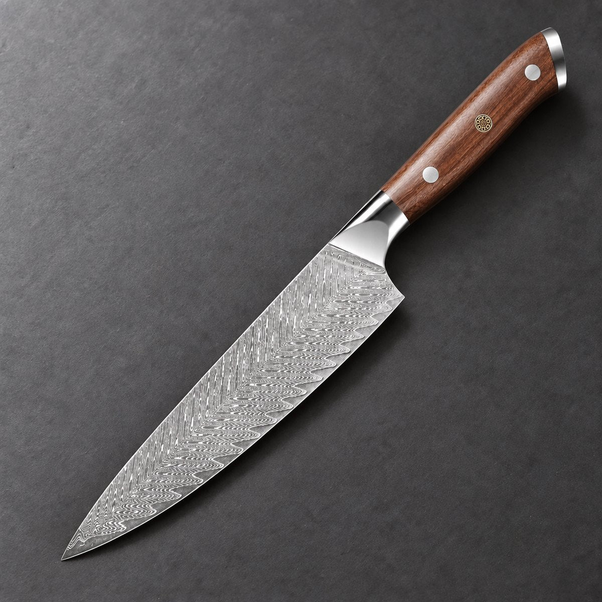 Couteau de chef 20 cm – Damas Classique - chef classique ardoise forest