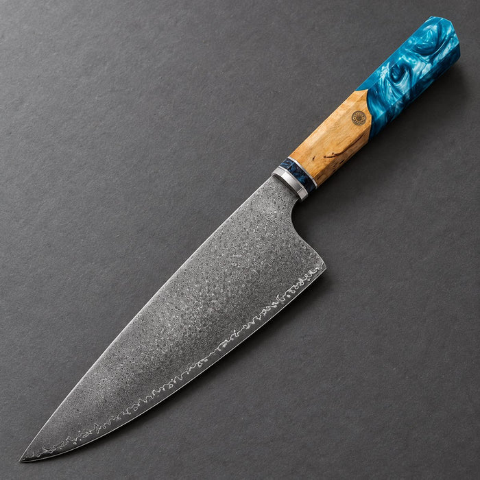 Couteau de chef 20 cm – Damas Aqua