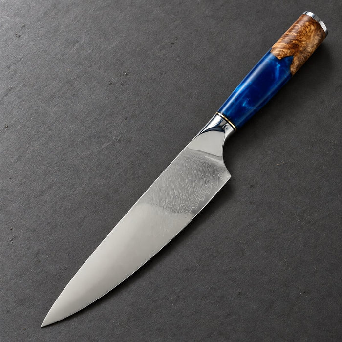 Couteau de chef 20 cm – Damas Résine