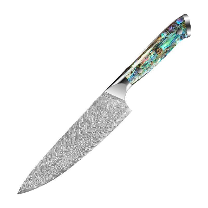 Couteau de chef 20 cm – Damas Classique – Abalone Pearl