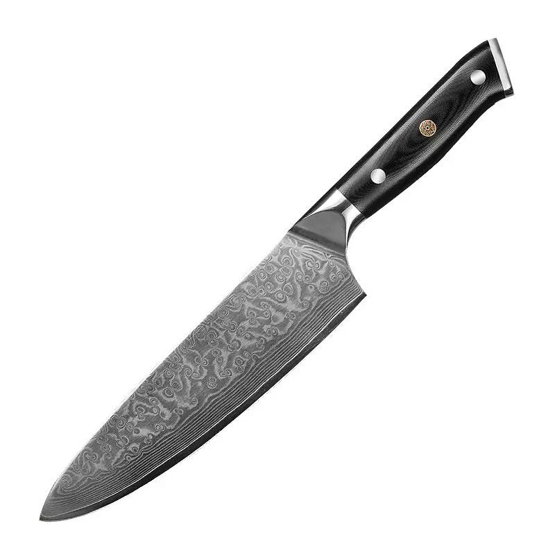 Couteau de chef 20 cm – Damas Classique – Essential Black