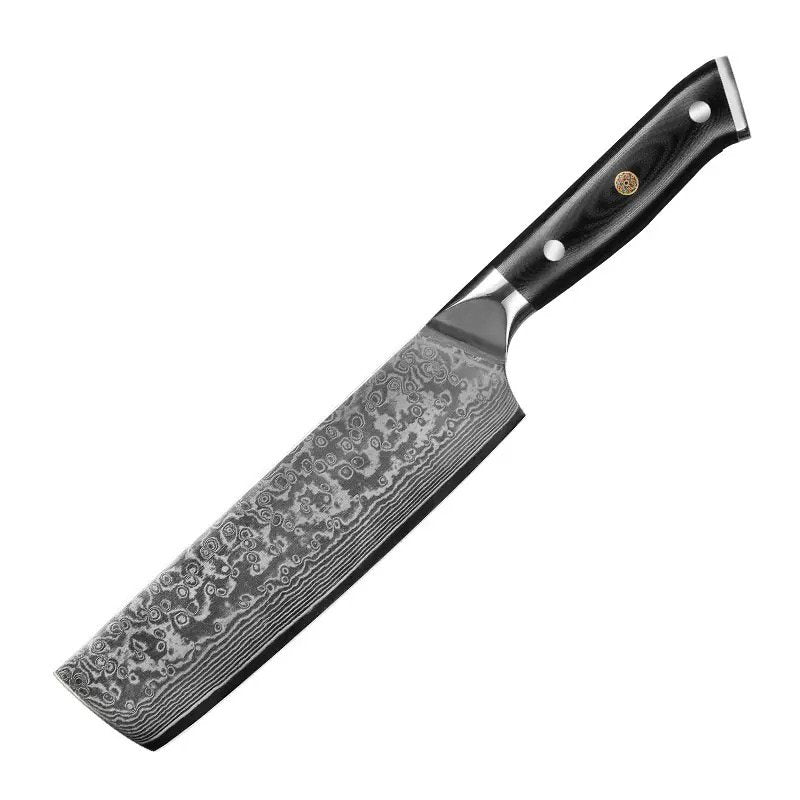 Couteau nakiri 17 cm – Damas Classique – Essential Black